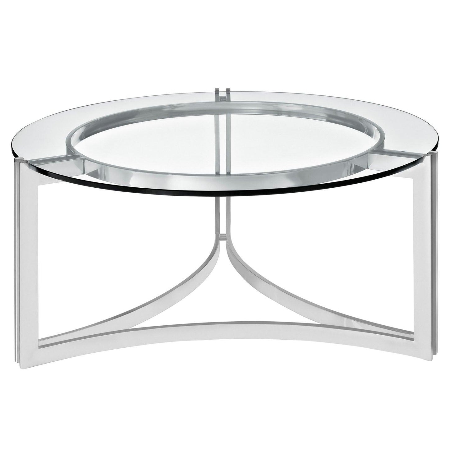 Modway Signet Stainless Steel Coffee Table FredCo