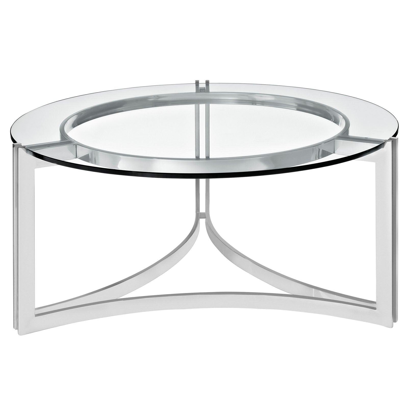 Modway Signet Stainless Steel Coffee Table FredCo