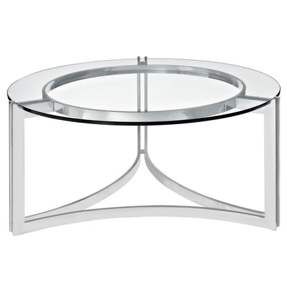 Modway Signet Stainless Steel Coffee Table FredCo