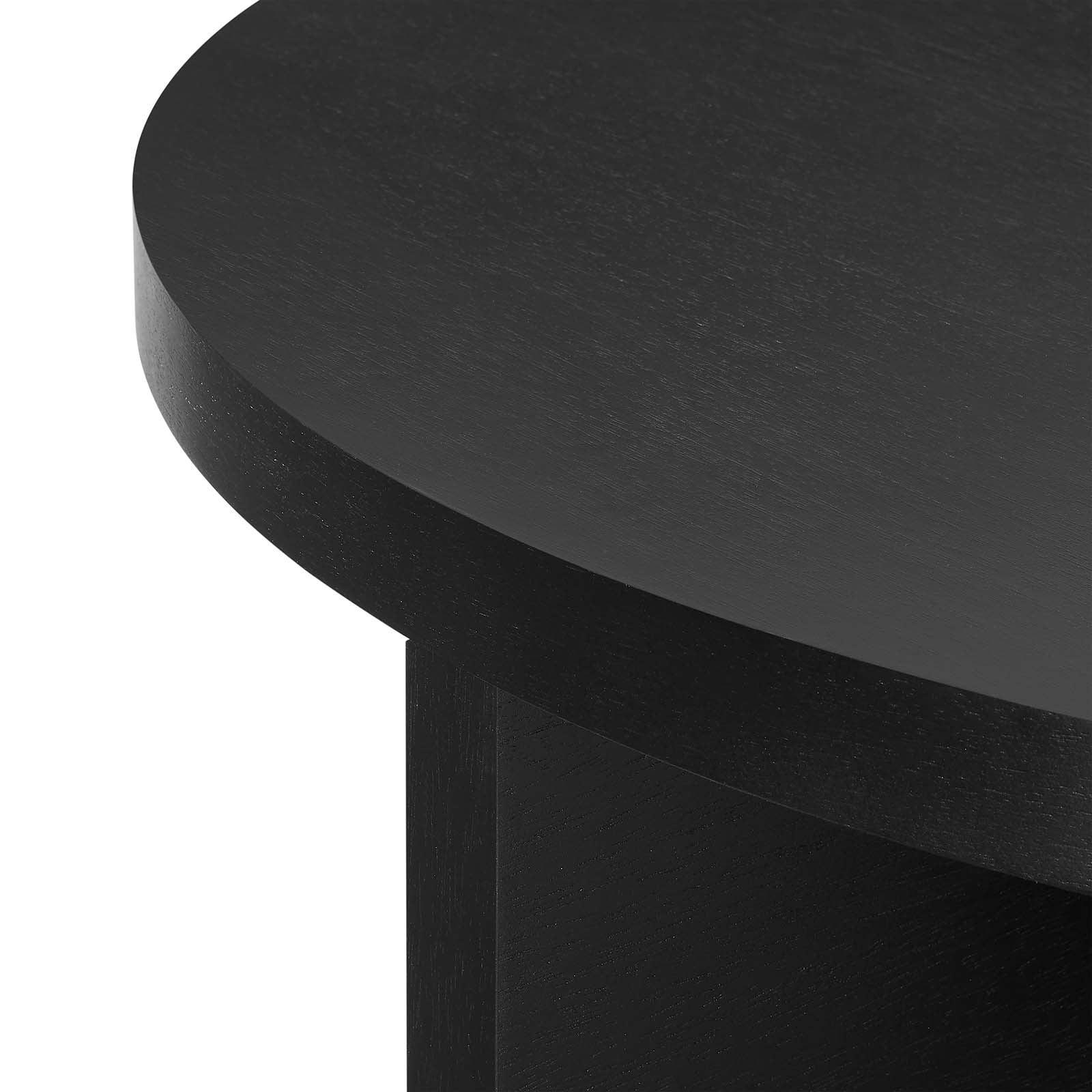 Modway Silas Round Wood Coffee Table FredCo