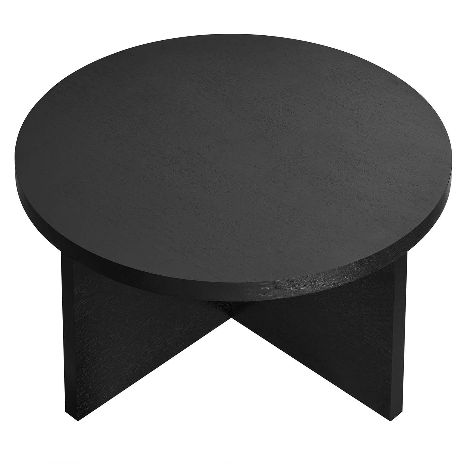 Modway Silas Round Wood Coffee Table FredCo