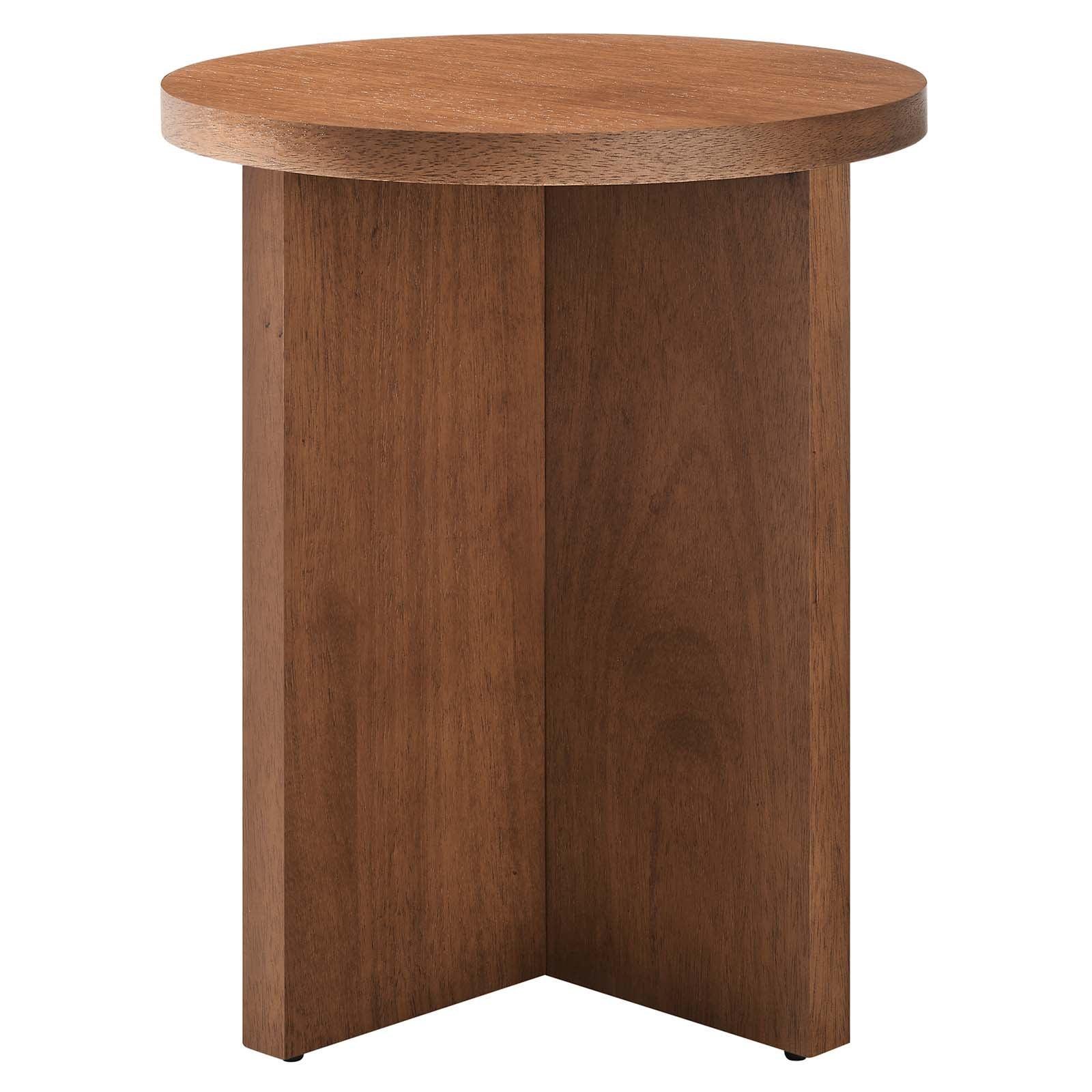 Modway Silas Round Wood Side Table FredCo