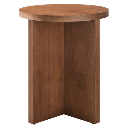 Modway Silas Round Wood Side Table FredCo