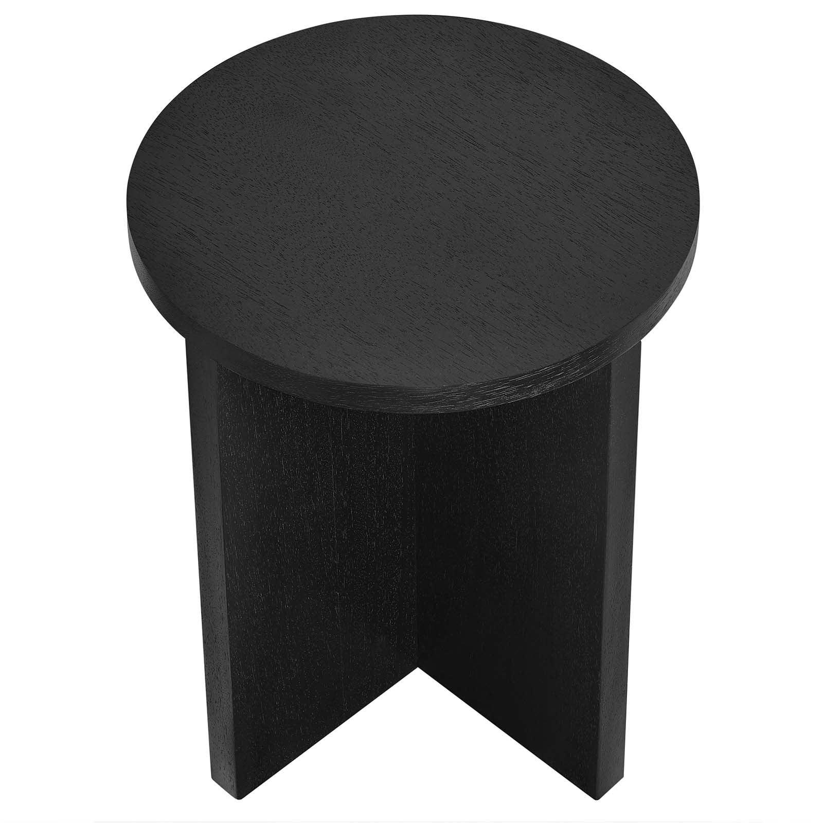 Modway Silas Round Wood Side Table FredCo