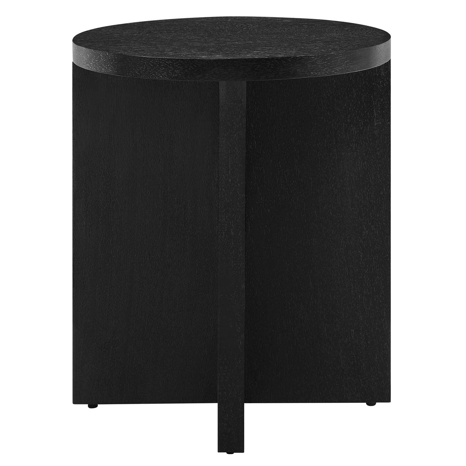 Modway Silas Round Wood Side Table FredCo