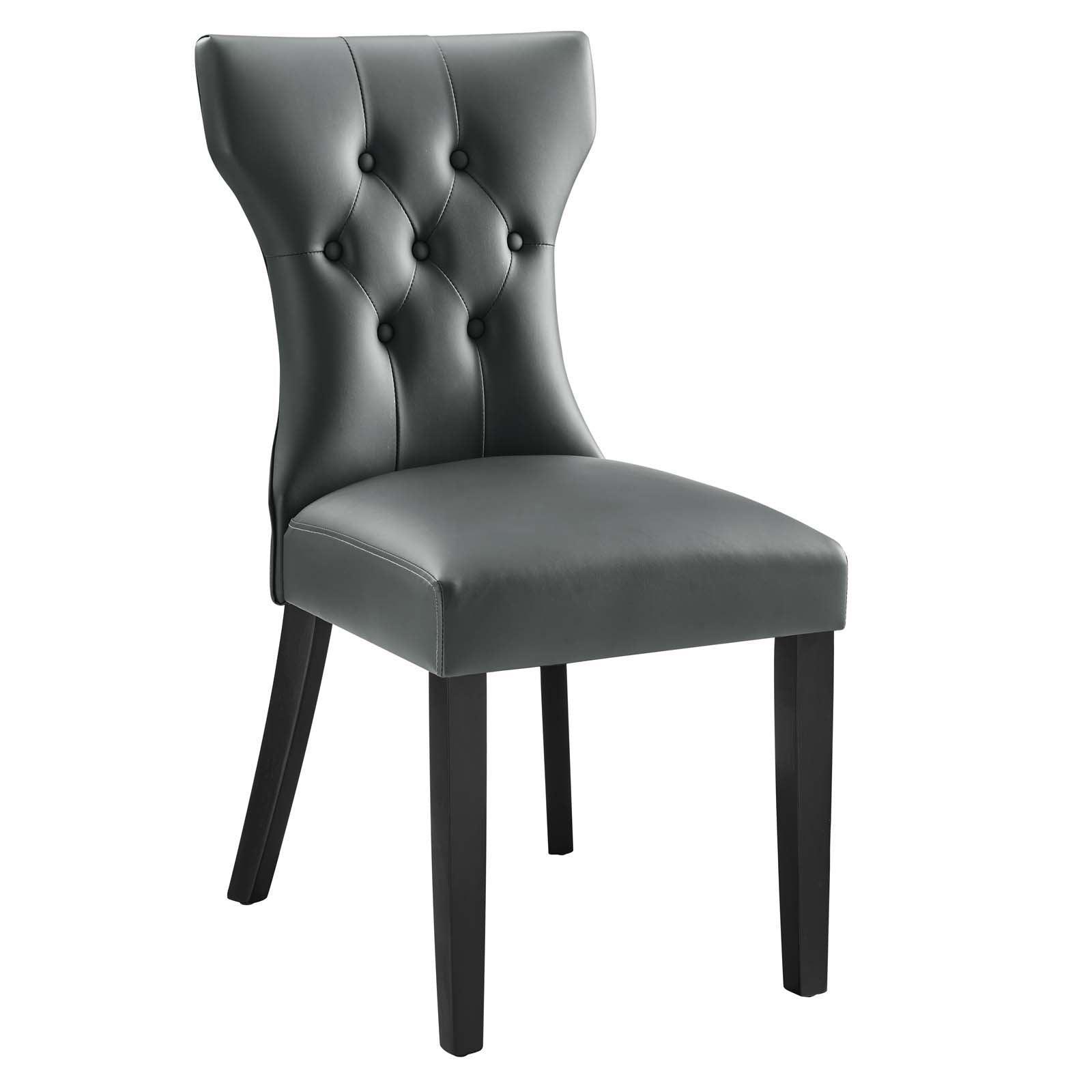 Modway Silhouette Dining Vinyl Side Chair FredCo