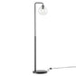 Modway Silo Glass Globe Glass and Metal Floor Lamp FredCo