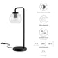 Modway Silo Glass Globe Glass and Metal Table Lamp FredCo