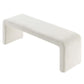 Modway Simba Boucle Fabric Waterfall Long Bench FredCo