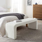 Modway Simba Boucle Fabric Waterfall Long Bench FredCo