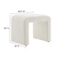 Modway Simba Boucle Fabric Waterfall Stool FredCo