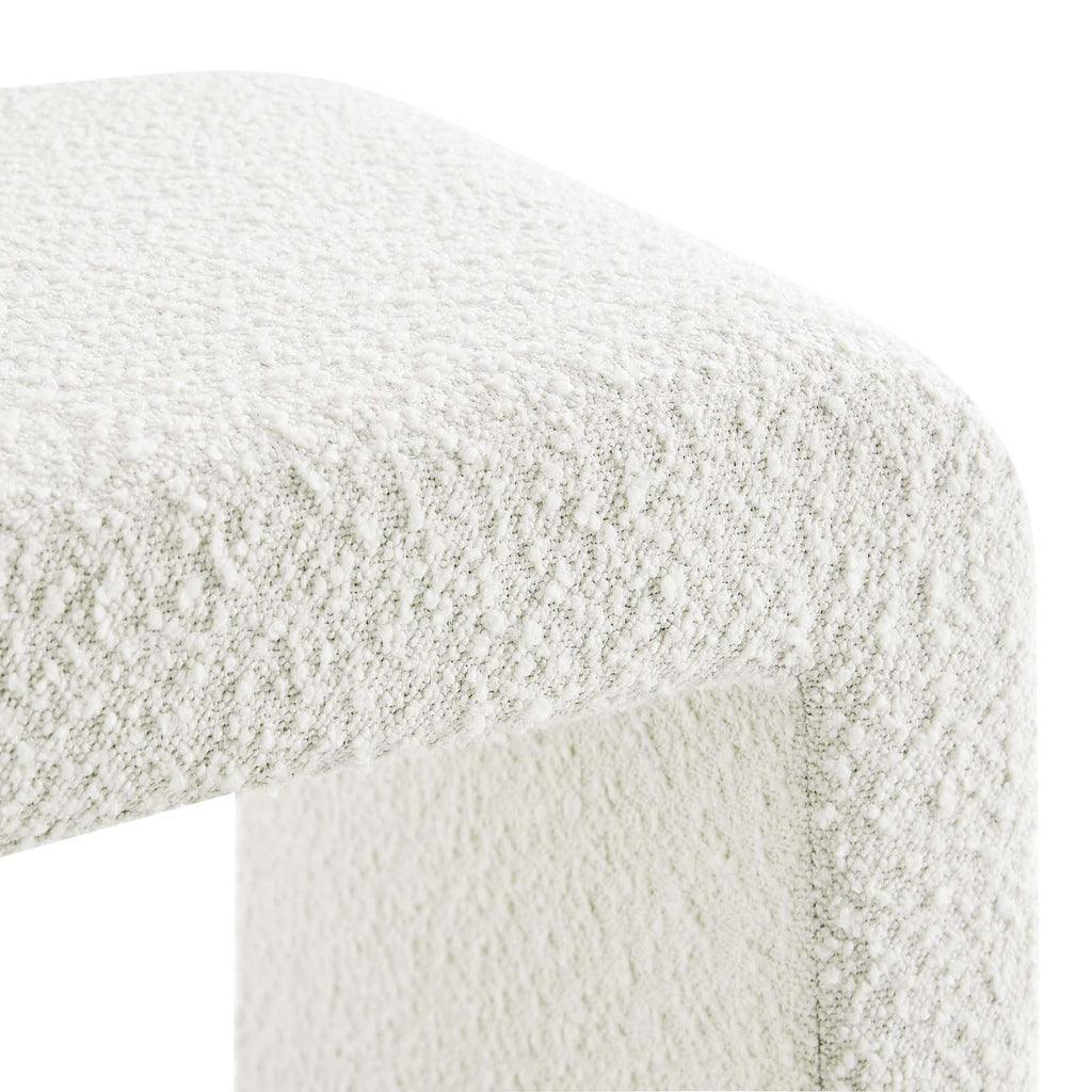 Modway Simba Boucle Fabric Waterfall Stool FredCo