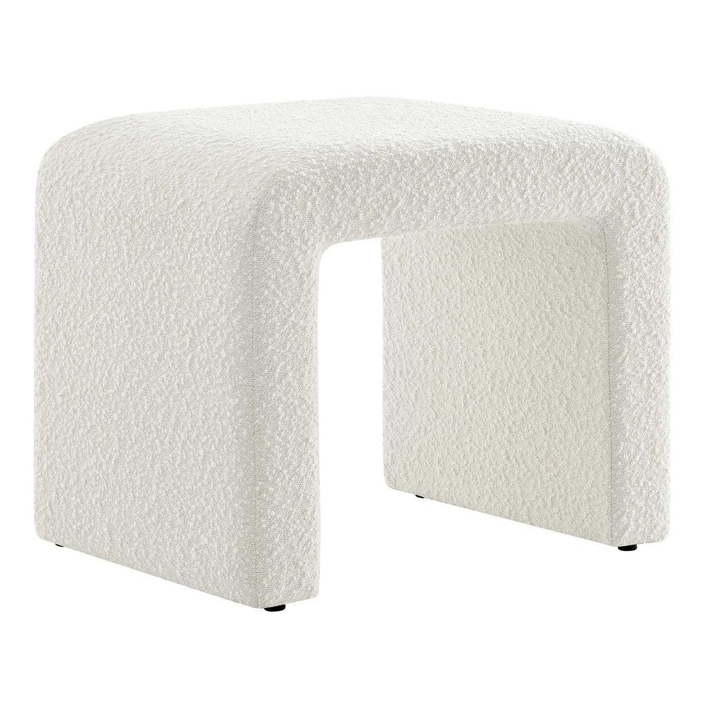 Modway Simba Boucle Fabric Waterfall Stool FredCo