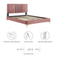 Modway Sofia Channel Tufted Performance Velvet King Platform Bed FredCo