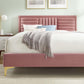 Modway Sofia Channel Tufted Performance Velvet King Platform Bed FredCo