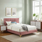 Modway Sofia Channel Tufted Performance Velvet King Platform Bed FredCo