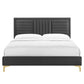 Modway Sofia Channel Tufted Performance Velvet Twin Platform Bed FredCo