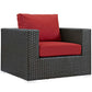 Modway Sojourn 11 Piece Outdoor Patio Sunbrella® Sectional Set FredCo