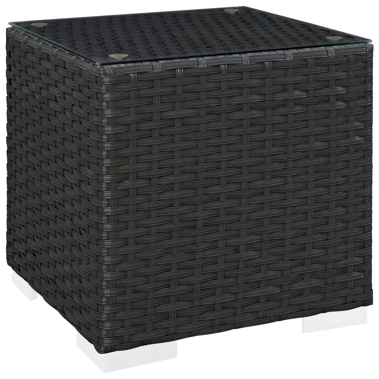 Modway Sojourn 11 Piece Outdoor Patio Sunbrella® Sectional Set FredCo