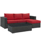 Modway Sojourn 3 Piece Outdoor Patio Sunbrella® Sectional Set FredCo