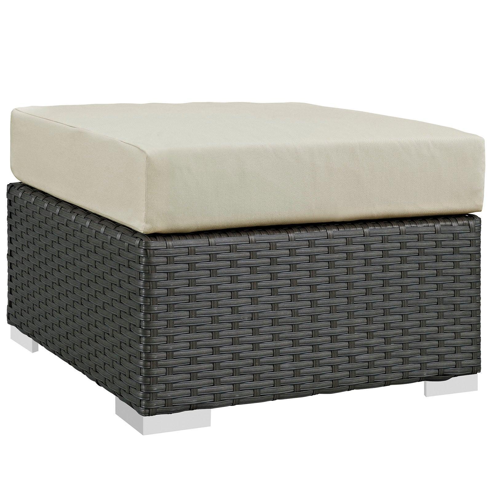Modway Sojourn 5 Piece Outdoor Patio Sunbrella® Sectional Set FredCo