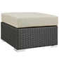 Modway Sojourn 5 Piece Outdoor Patio Sunbrella® Sectional Set FredCo