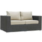 Modway Sojourn 5 Piece Outdoor Patio Sunbrella® Sectional Set FredCo