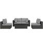 Modway Sojourn 5 Piece Outdoor Patio Sunbrella® Sectional Set, EEI-1882 FredCo