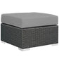 Modway Sojourn 5 Piece Outdoor Patio Sunbrella® Sectional Set, EEI-1890 FredCo