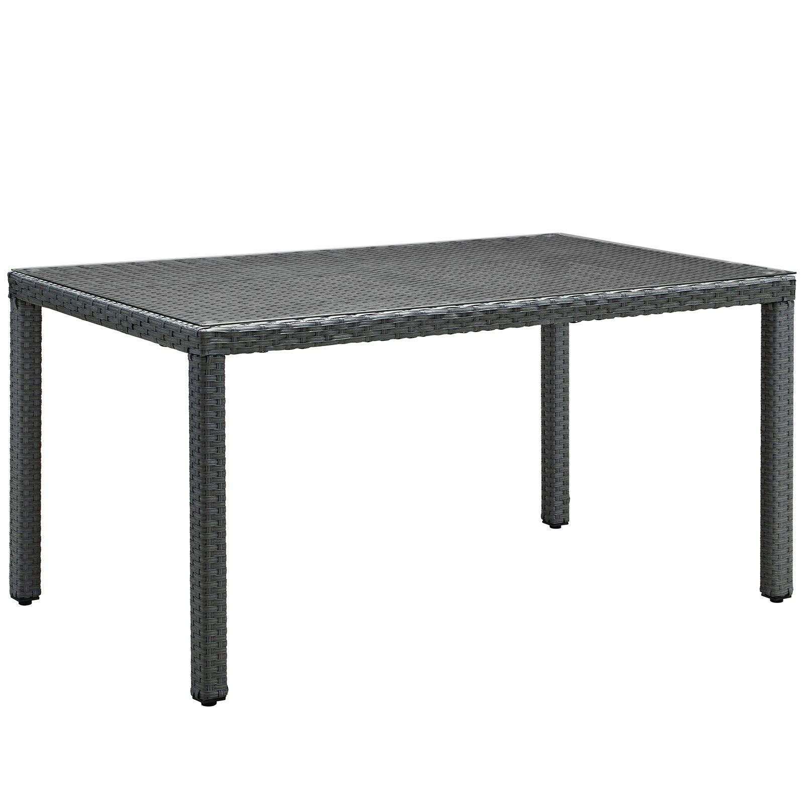 Modway Sojourn 7 Piece Outdoor Patio Sunbrella® Dining Set FredCo