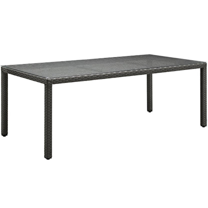 Modway Sojourn 82" Outdoor Patio Dining Table FredCo