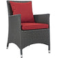 Modway Sojourn Dining Outdoor Patio Sunbrella® Armchair FredCo