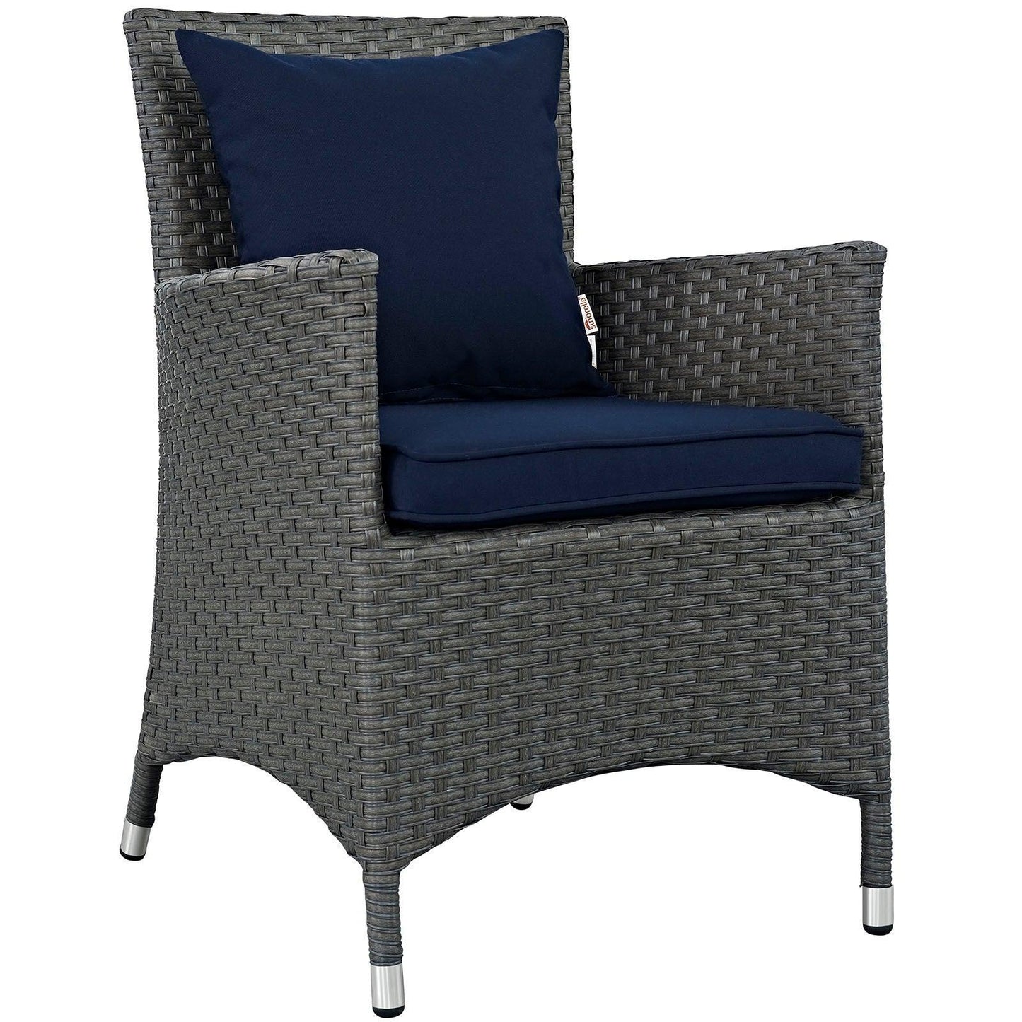 Modway Sojourn Dining Outdoor Patio Sunbrella® Armchair FredCo