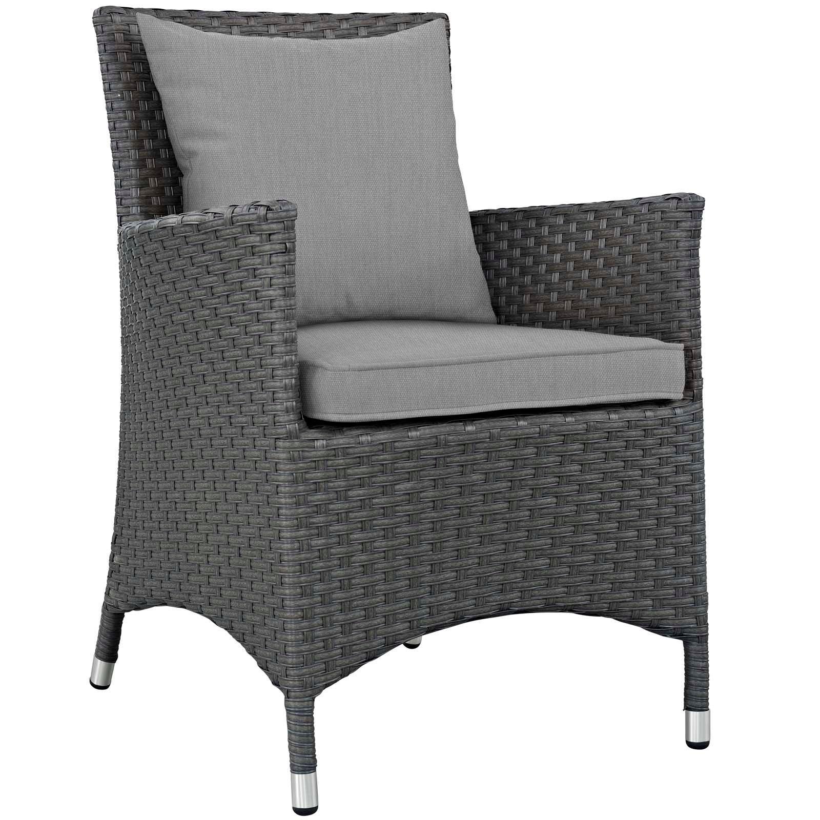 Modway Sojourn Dining Outdoor Patio Sunbrella® Armchair FredCo