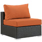 Modway Sojourn Outdoor Patio Fabric Sunbrella® Armless FredCo