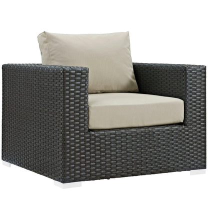 Modway Sojourn Outdoor Patio Sunbrella® Armchair FredCo