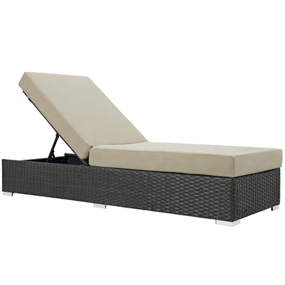 Modway Sojourn Outdoor Patio Sunbrella® Chaise Lounge FredCo