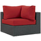 Modway Sojourn Outdoor Patio Sunbrella® Corner FredCo