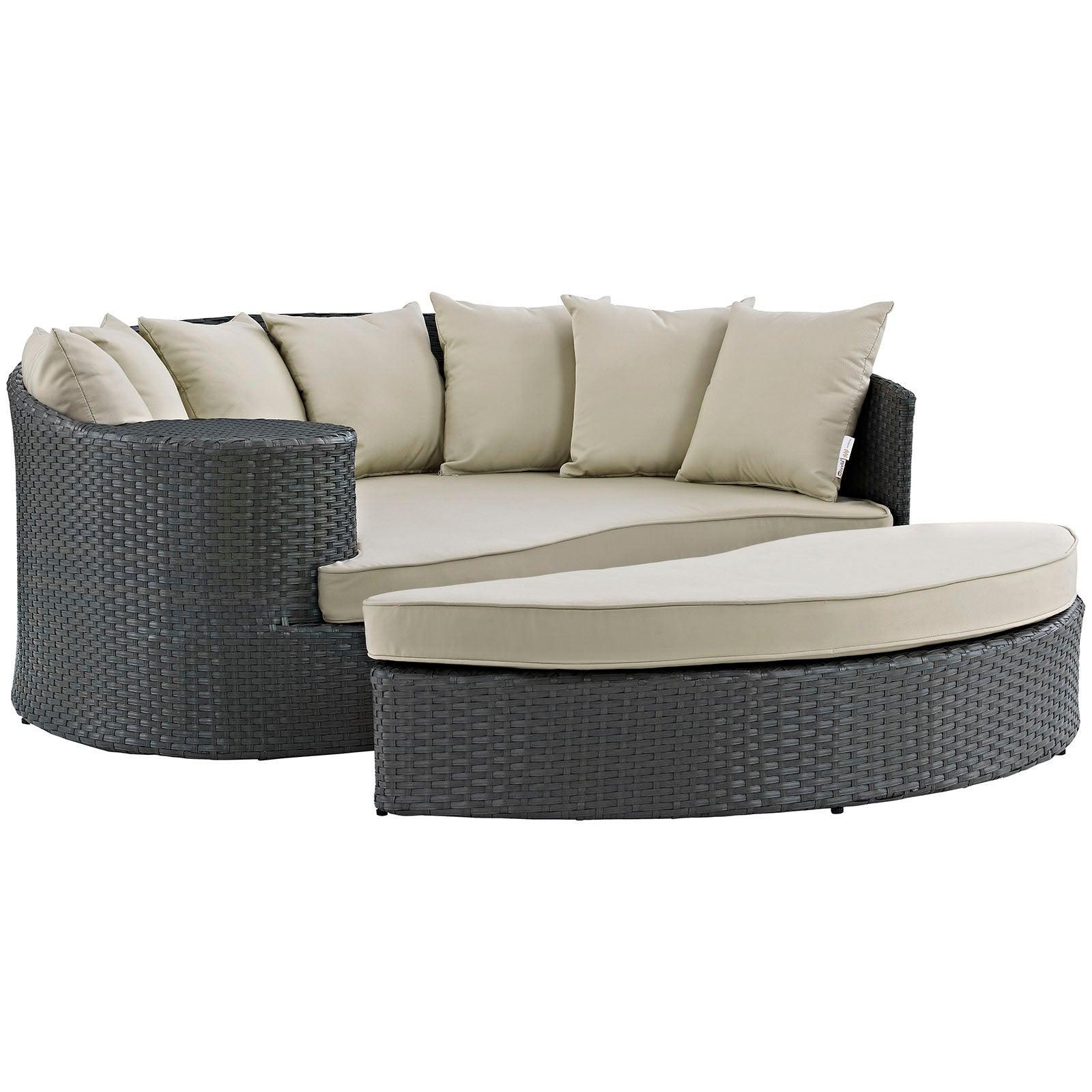 Modway Sojourn Outdoor Patio Sunbrella® Daybed FredCo