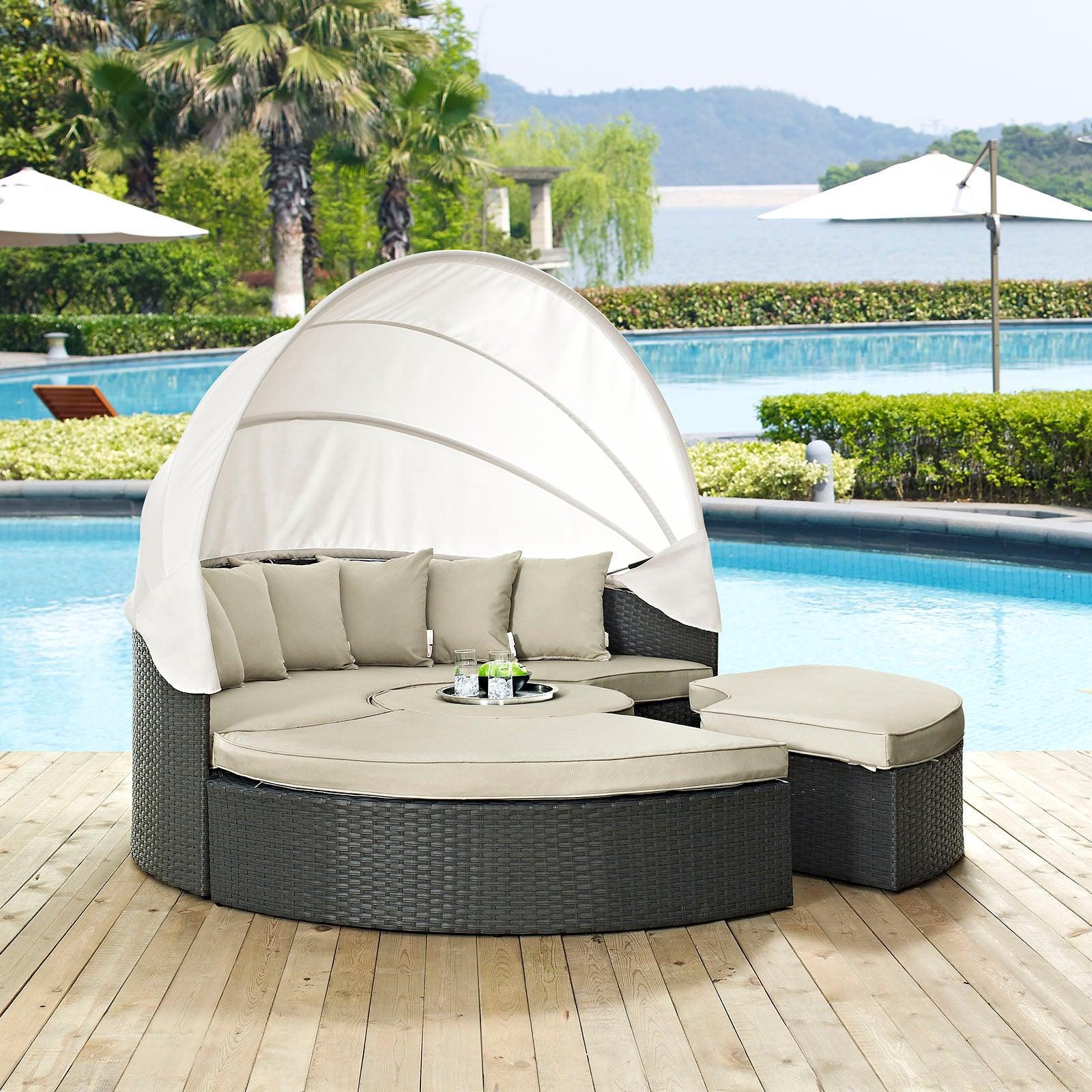 Modway Sojourn Outdoor Patio Sunbrella® Daybed, EEI-1986 FredCo