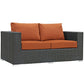 Modway Sojourn Outdoor Patio Sunbrella® Loveseat FredCo