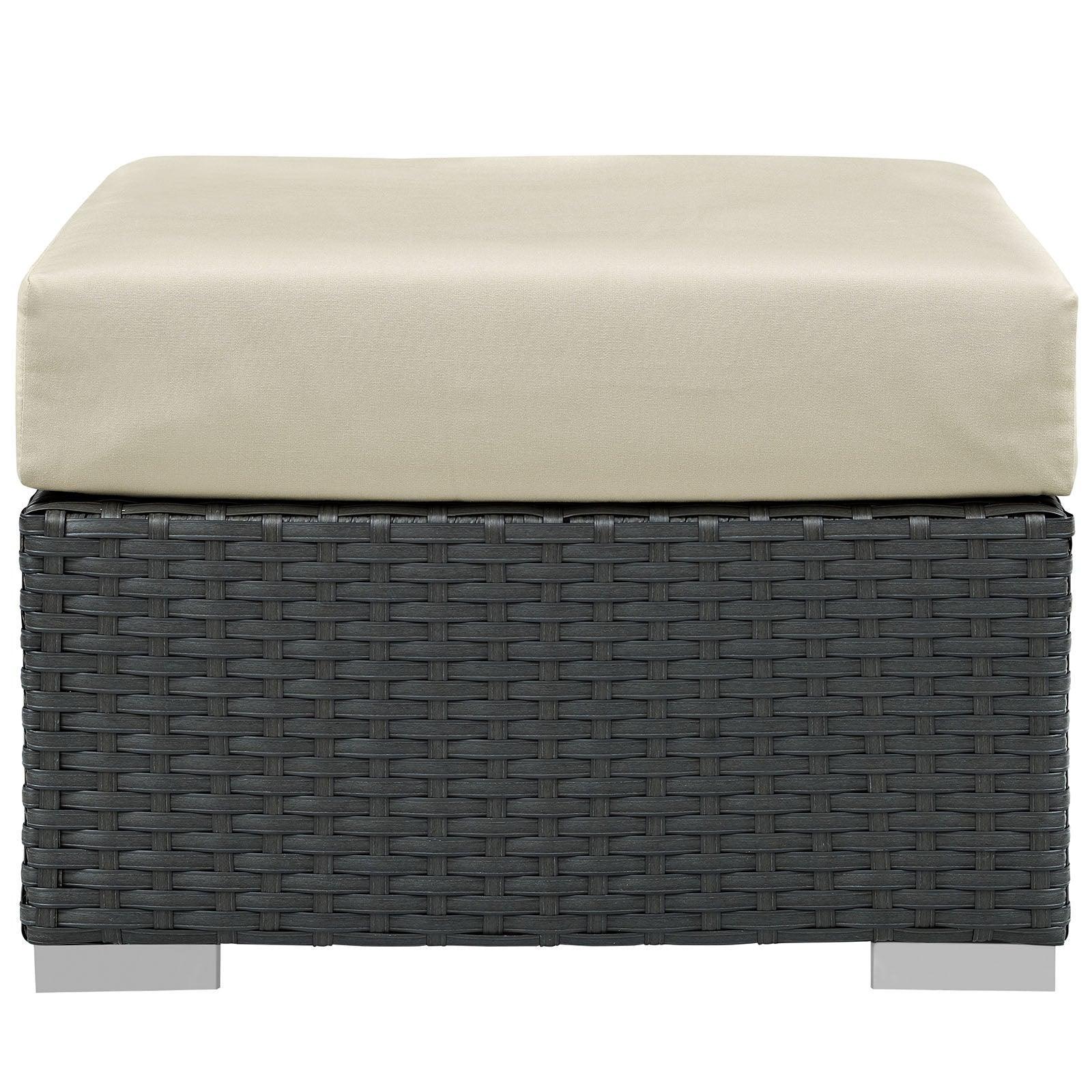 Modway Sojourn Outdoor Patio Sunbrella® Ottoman FredCo