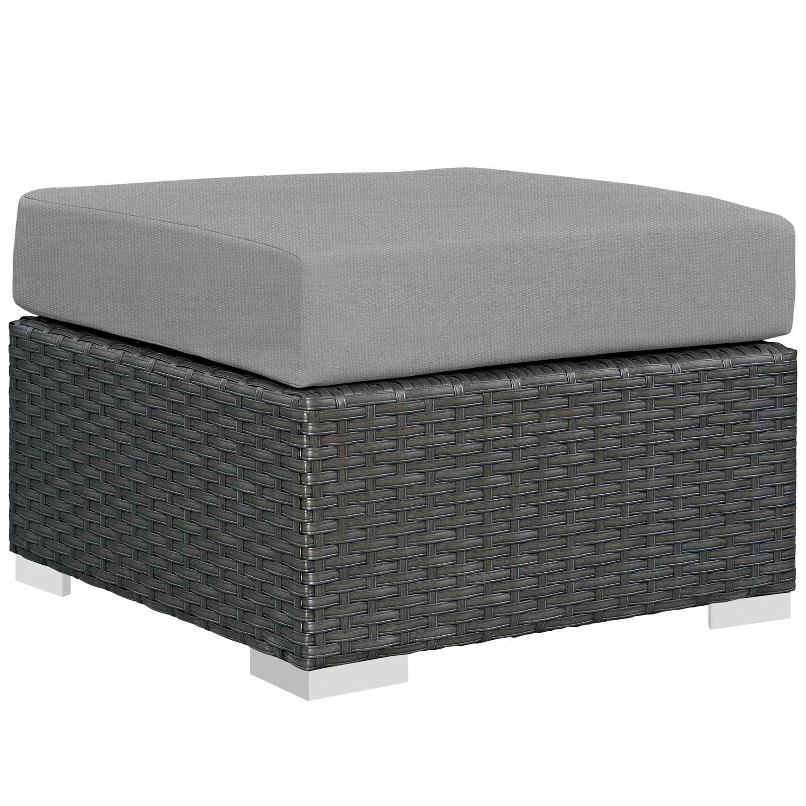 Modway Sojourn Outdoor Patio Sunbrella® Ottoman FredCo