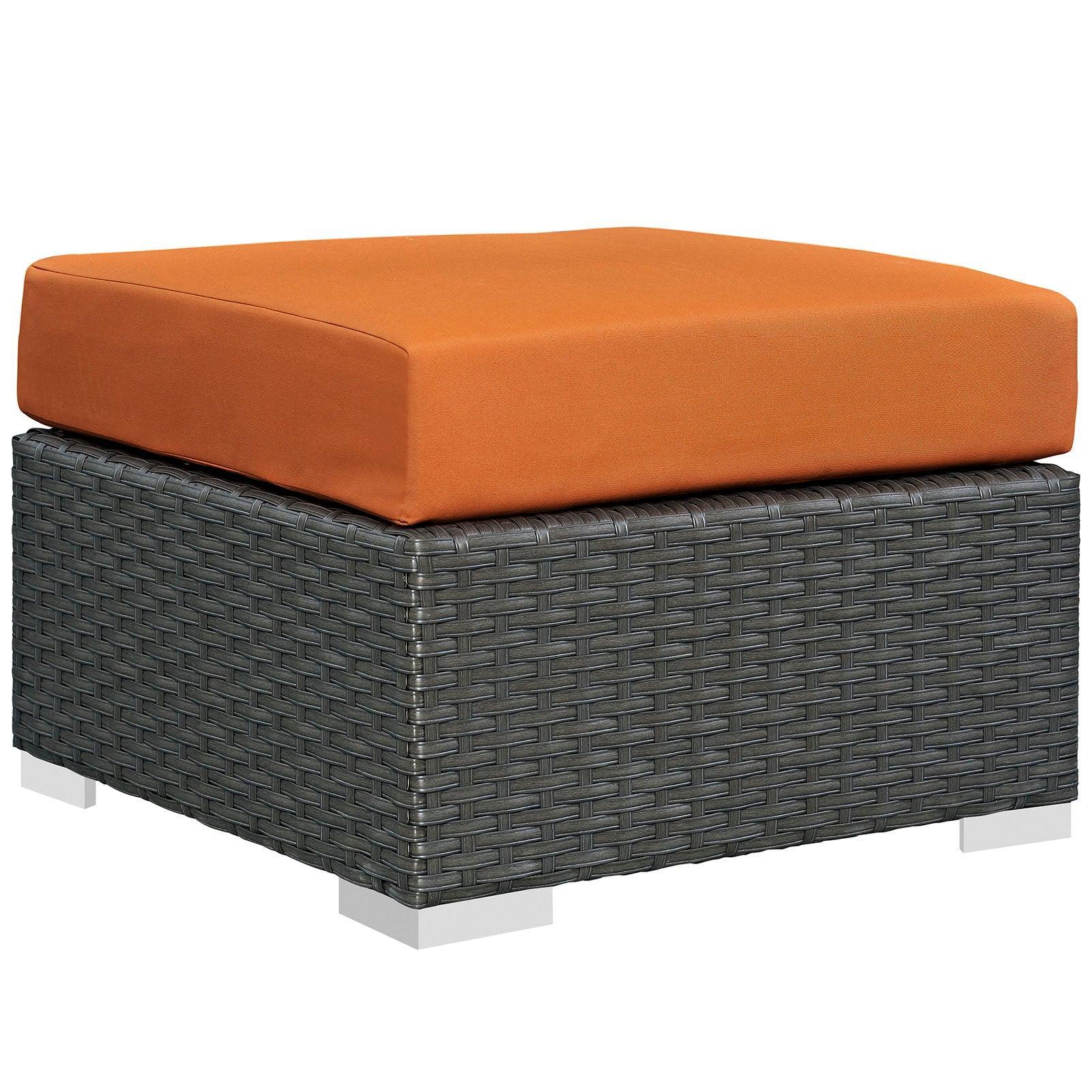 Modway Sojourn Outdoor Patio Sunbrella® Ottoman FredCo