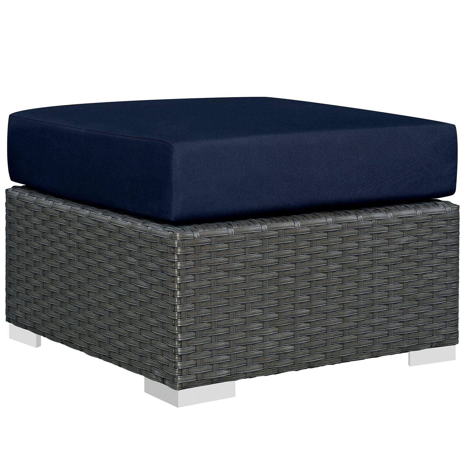 Modway Sojourn Outdoor Patio Sunbrella® Ottoman FredCo