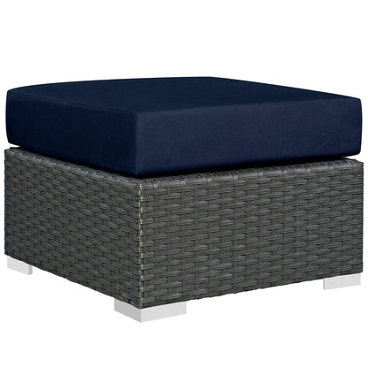 Modway Sojourn Outdoor Patio Sunbrella® Ottoman FredCo