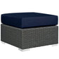 Modway Sojourn Outdoor Patio Sunbrella® Ottoman FredCo