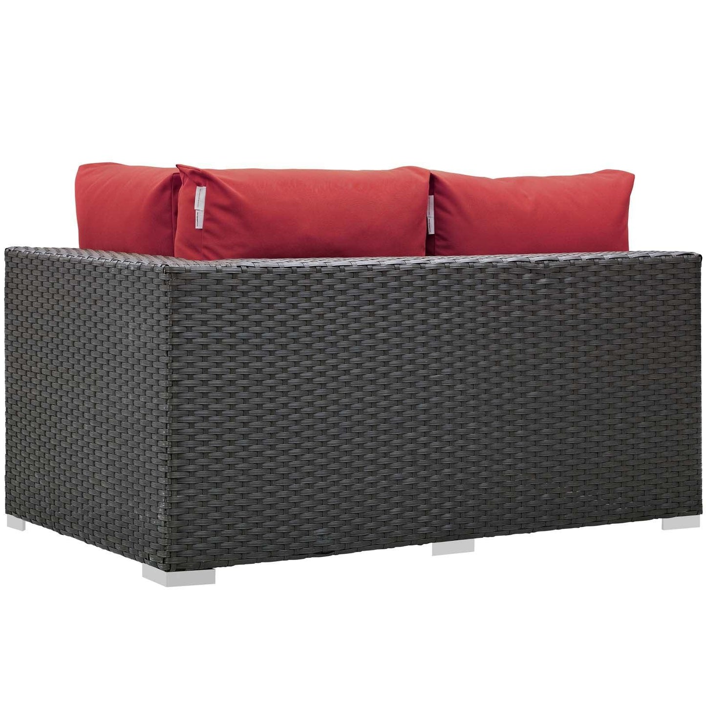 Modway Sojourn Outdoor Patio Sunbrella® Right Arm Loveseat FredCo