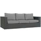Modway Sojourn Outdoor Patio Sunbrella® Sofa FredCo