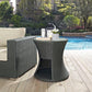 Modway Sojourn Round Outdoor Patio Side Table FredCo